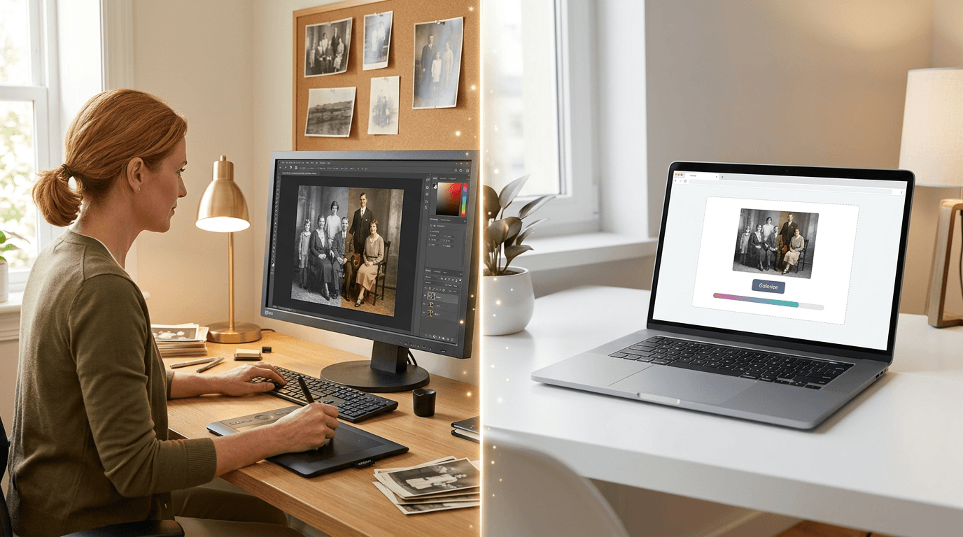 AI Photo Colorization vs. Professional Services: Which Is Right for You?