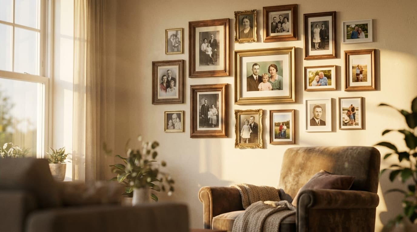 5 Creative Ways to Display Colorized Family Photos in Your Home